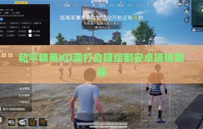 和平精英KD漏打自瞄绘制安卓端辅助器